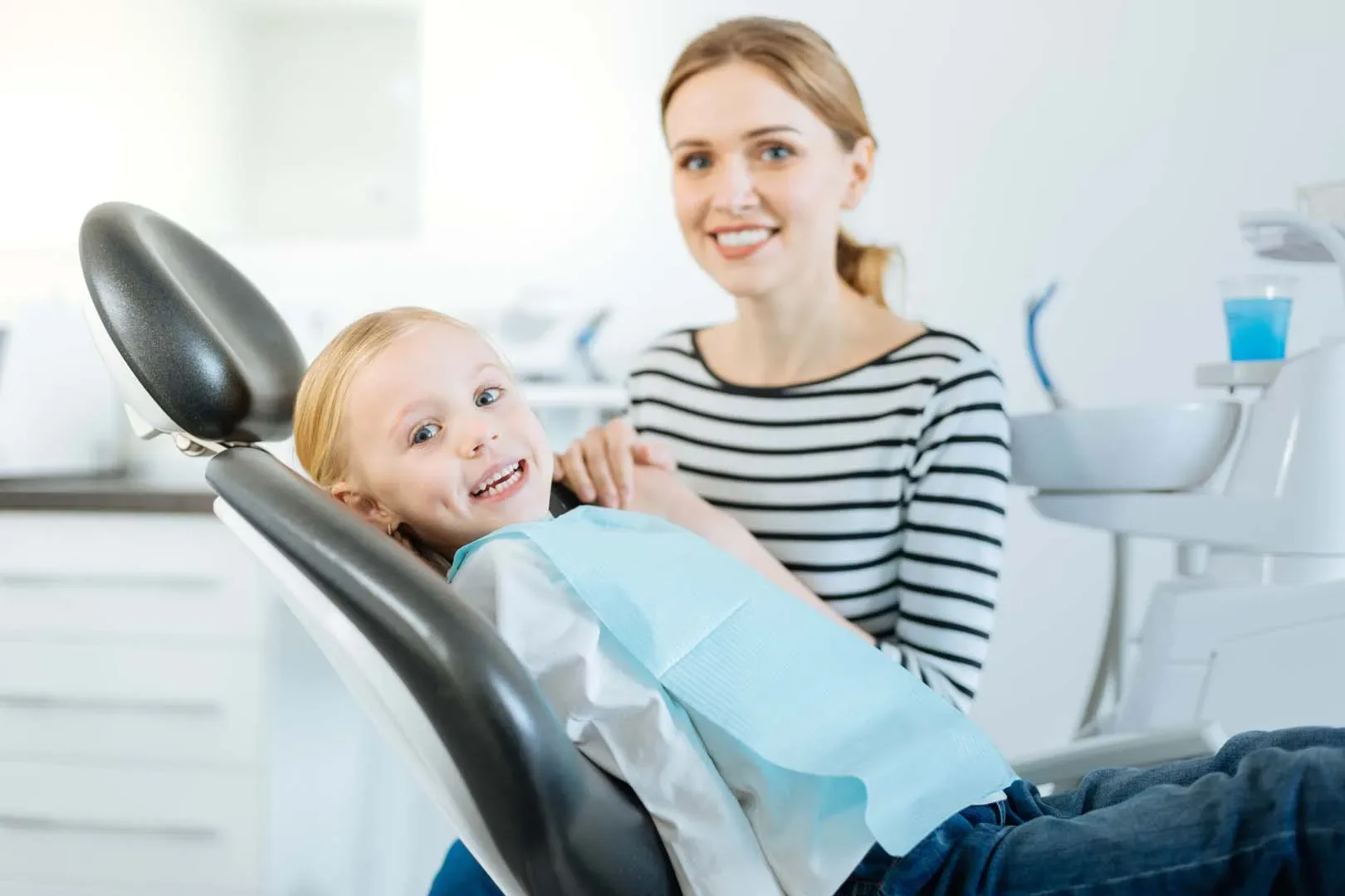 A comfortable, modern dental treatment room